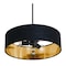 Afx Celine Pendant, 18 in., Black Finish, Black/Gold Shade CLNP18MBBK-BKGD - alternate 1
